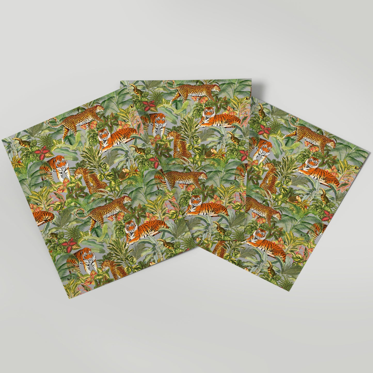 Tropical Tiger - Gift Wrap - 3 Sheets