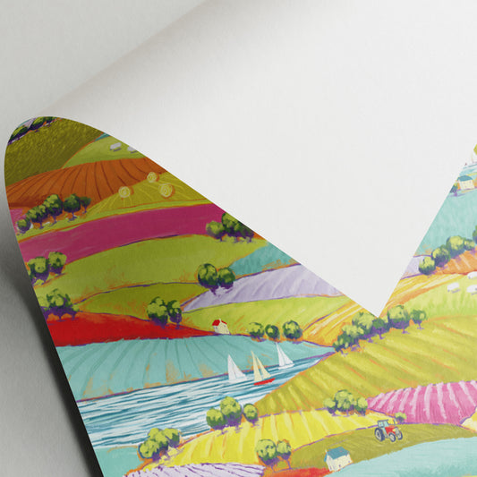 COUNTRY FIELDS - Gift Wrap - 3 Sheets