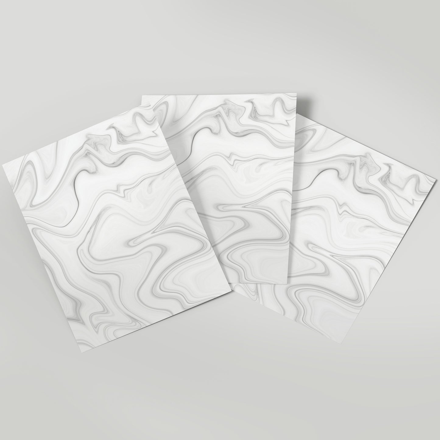 Marble / Plaid - Gift Wrap - 3 Sheets