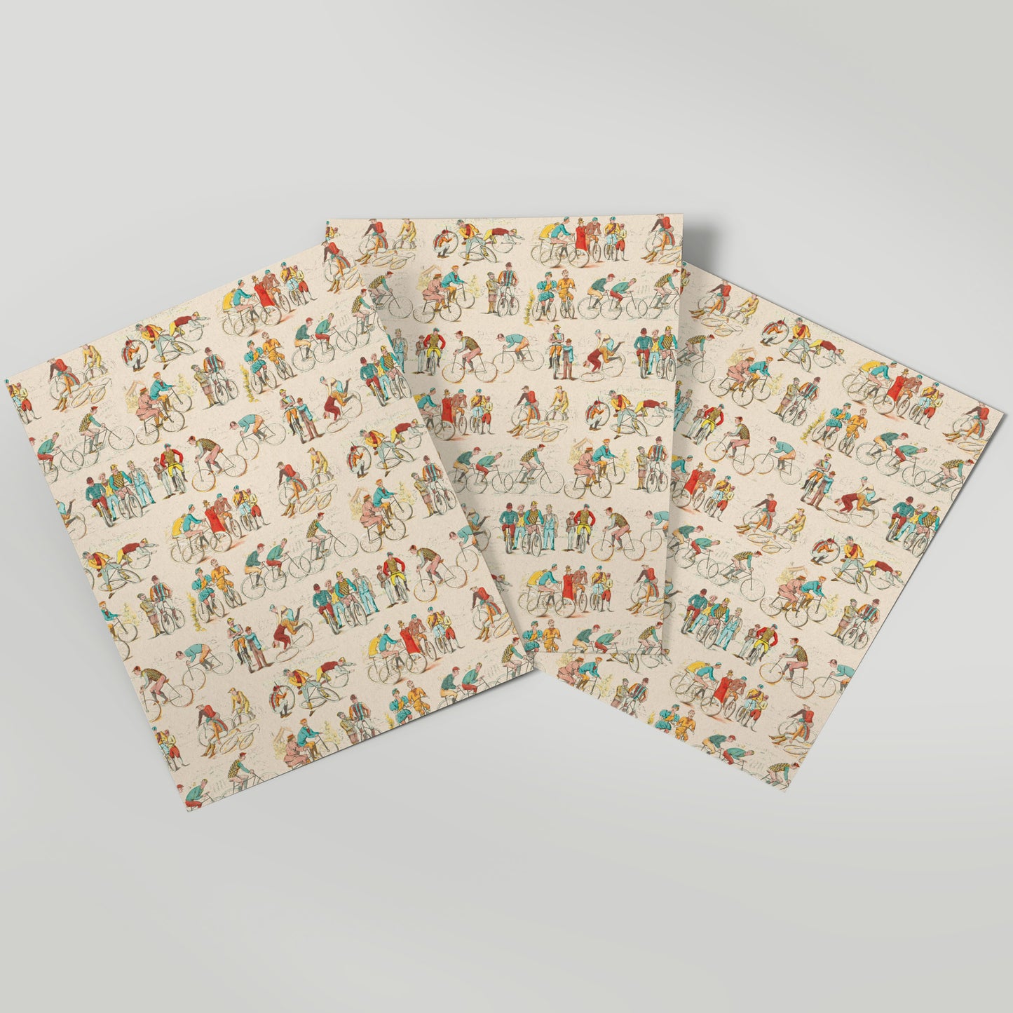 Vintage Bikes - Gift Wrap - 3 Sheets