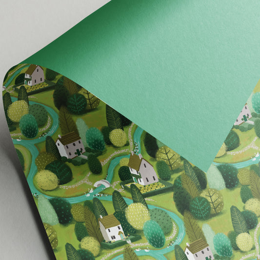 Emerald Isle - Gift Wrap - 3 Sheets