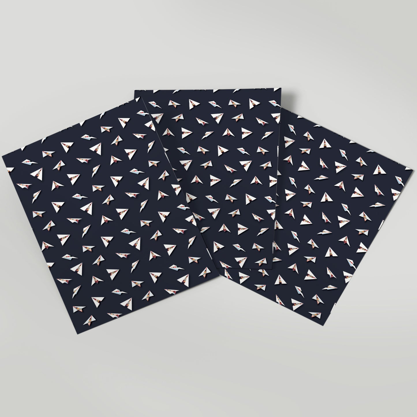 Paper Planes - Gift Wrap - 3 Sheets