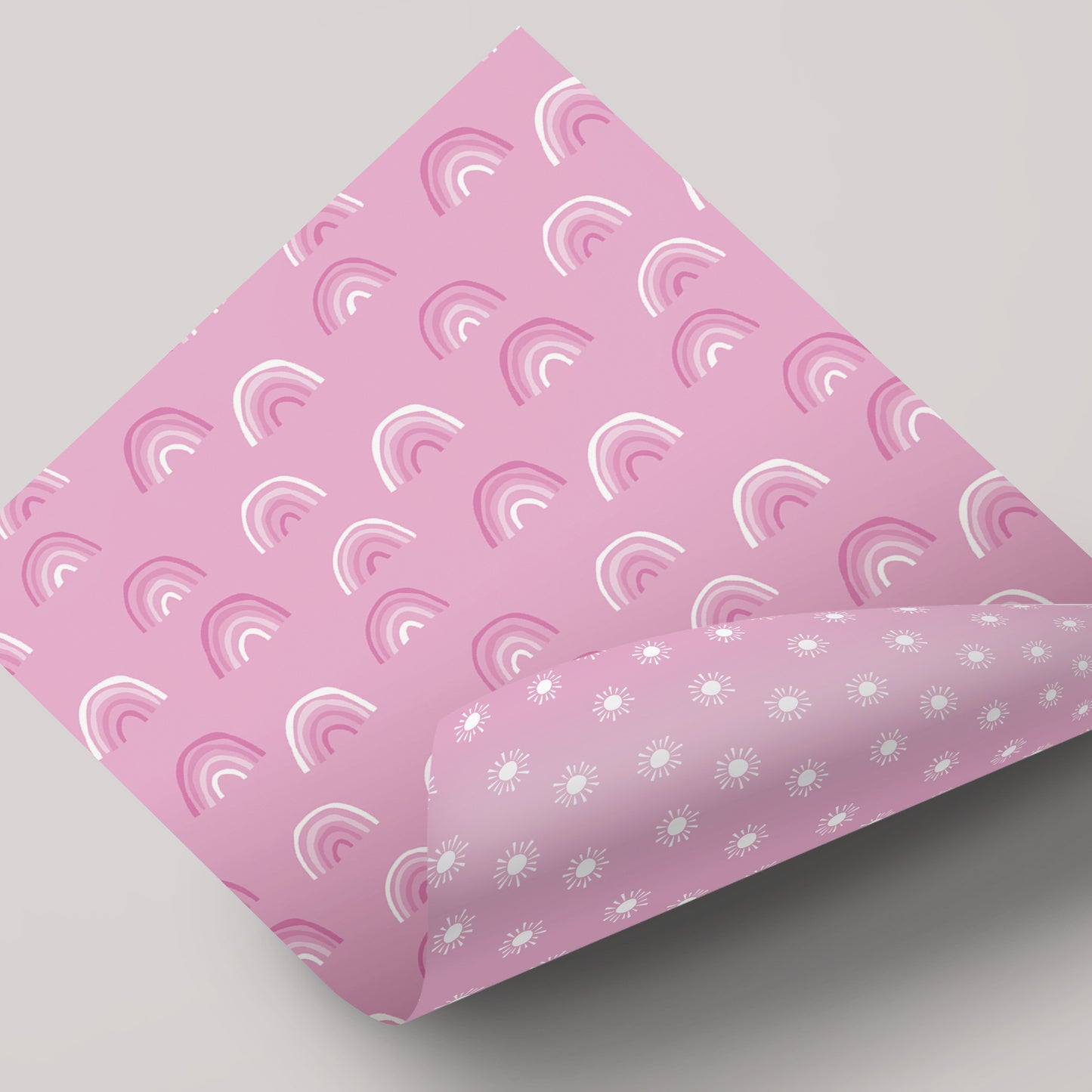 Rainbow Pink - Gift Wrap - 3 Sheets