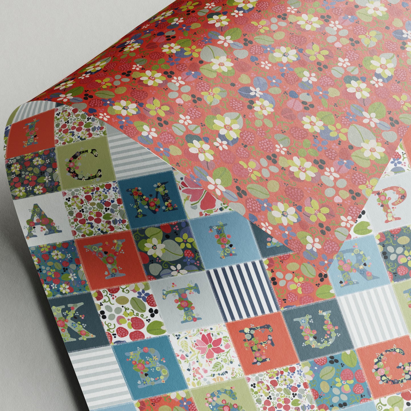 ABC Patchwork - Julie Dodsworth - Gift Wrap - 3 Sheets