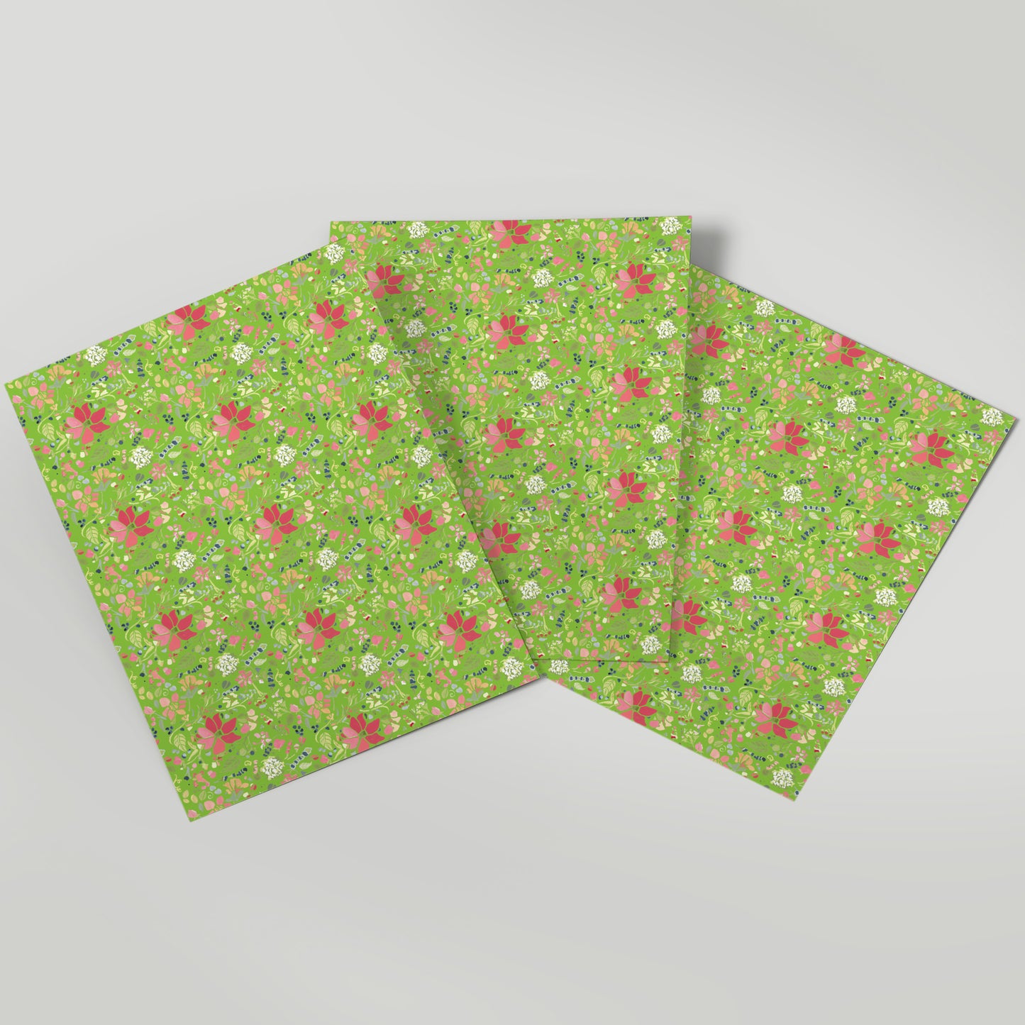 Spring Meadow - Julie Dodsworth - Gift Wrap - 3 Sheets
