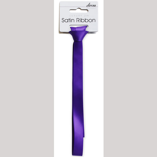 Satin Ribbon 15mm x 2m - Violet