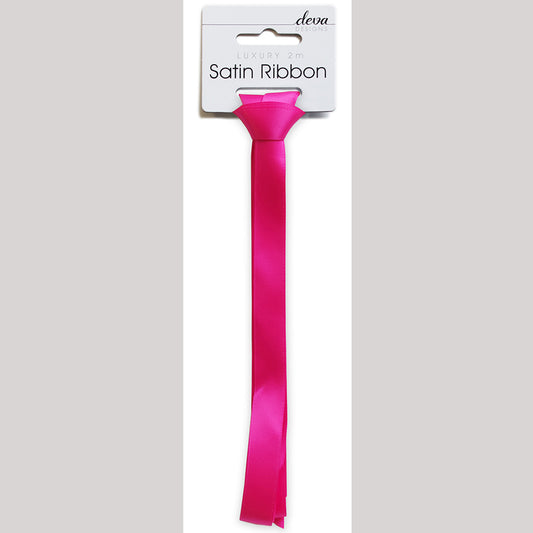 Satin Ribbon 15mm x 2m - Fuchsia