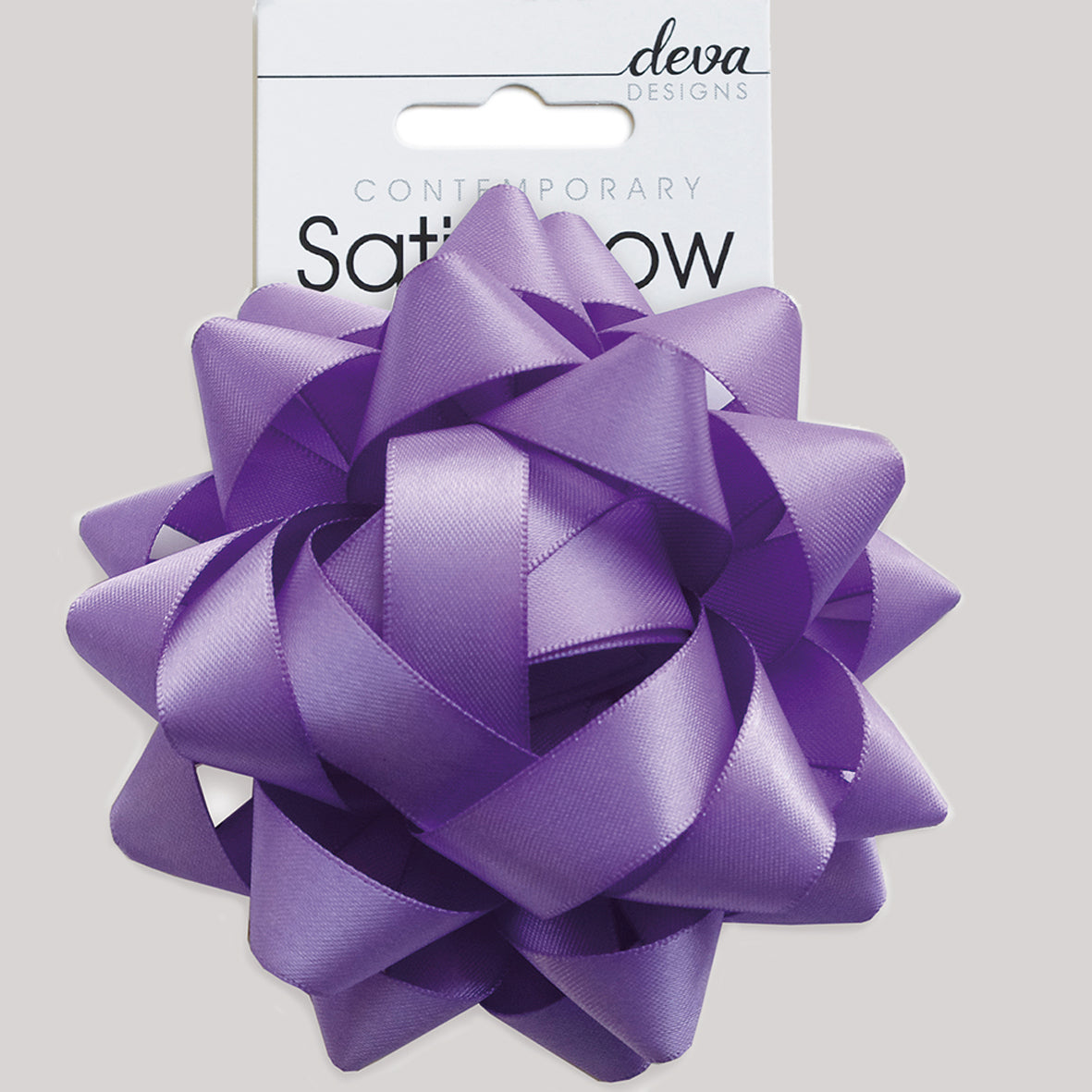 Satin Bow - Lilac