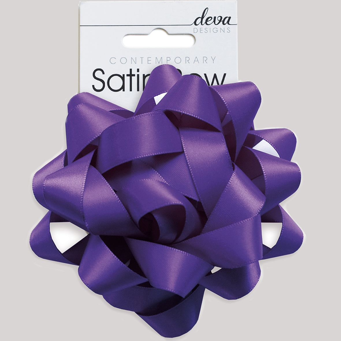 Satin Bow - Violet