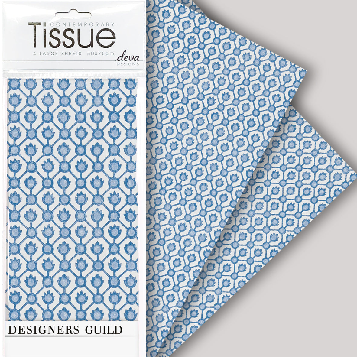 Porcelaine Blue - Designers Guild - Printed Tissue