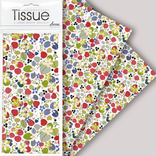 Strawberry Meadow - Julie Dodsworth - Printed Tissue