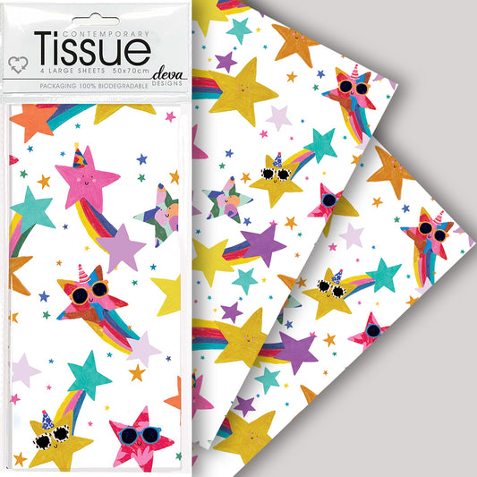 Shooting Stars - Stop The Clock - Printed Tissue