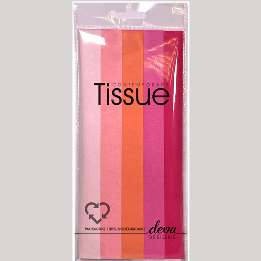 Tissue Waterfall Pink