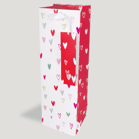 Paper Hearts - Gift Bag Bottle