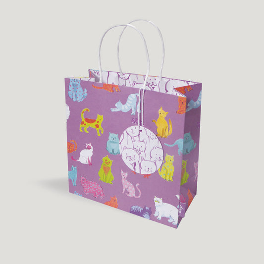 Pawty Time - Cats - Gift Bag Medium