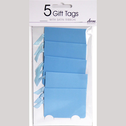 Tag 5's - Soft Blue