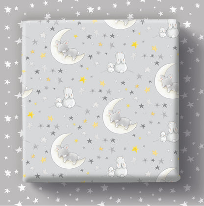 In The Stars - Bunnies By The Bay - Gift Wrap - 3 Sheets