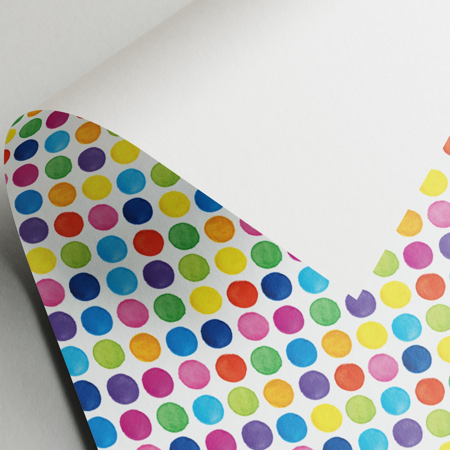 Rainbow Dots - Gift Wrap - 3 Sheets