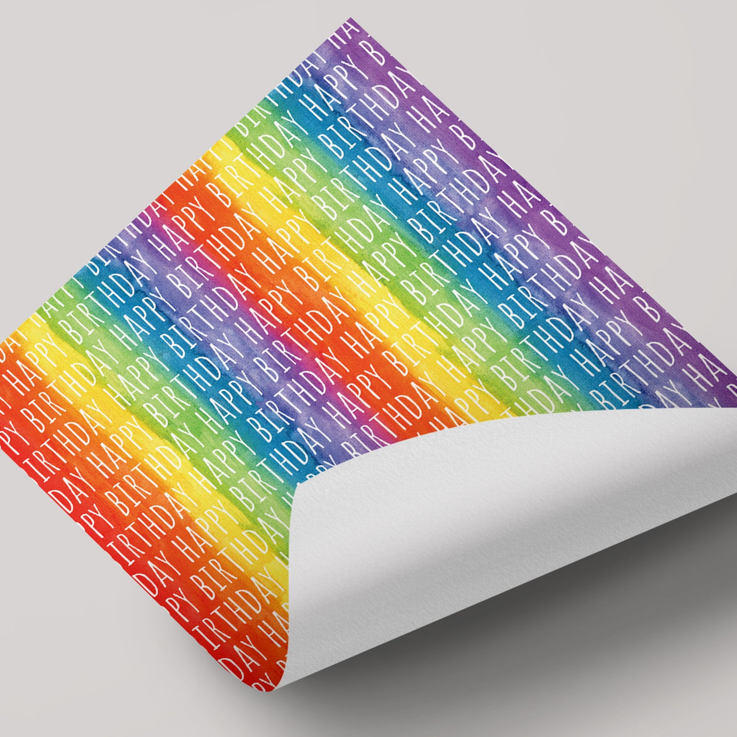 Rainbow Birthday - Gift Wrap - 3 Sheets