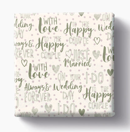 Wedding Day - Gift Wrap - 3 Sheets