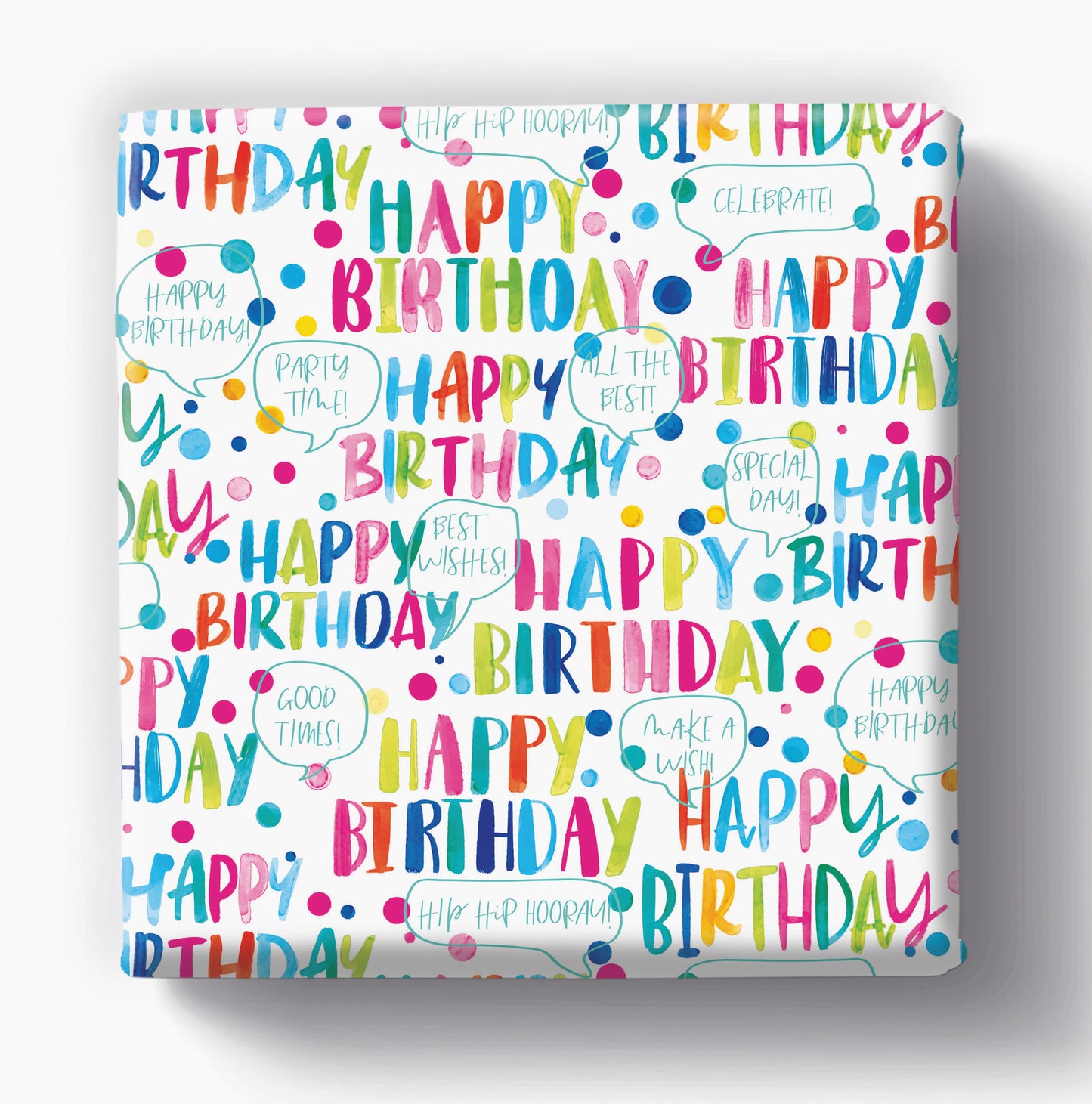 Happy Birthday - Gift Wrap - 3 Sheets