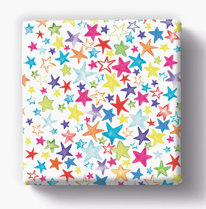 Painted Stars - Gift Wrap - 3 Sheets