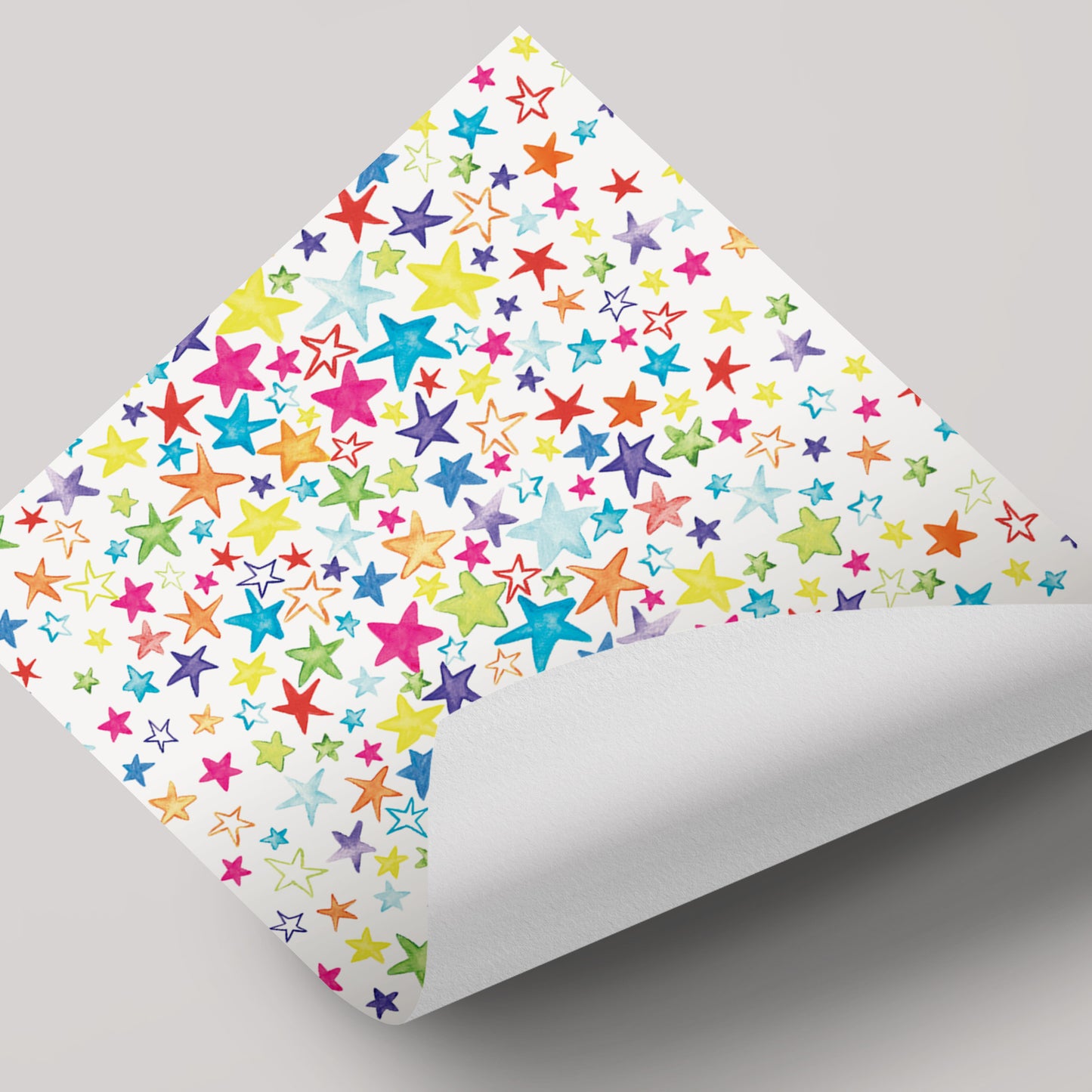 Painted Stars - Gift Wrap - 3 Sheets