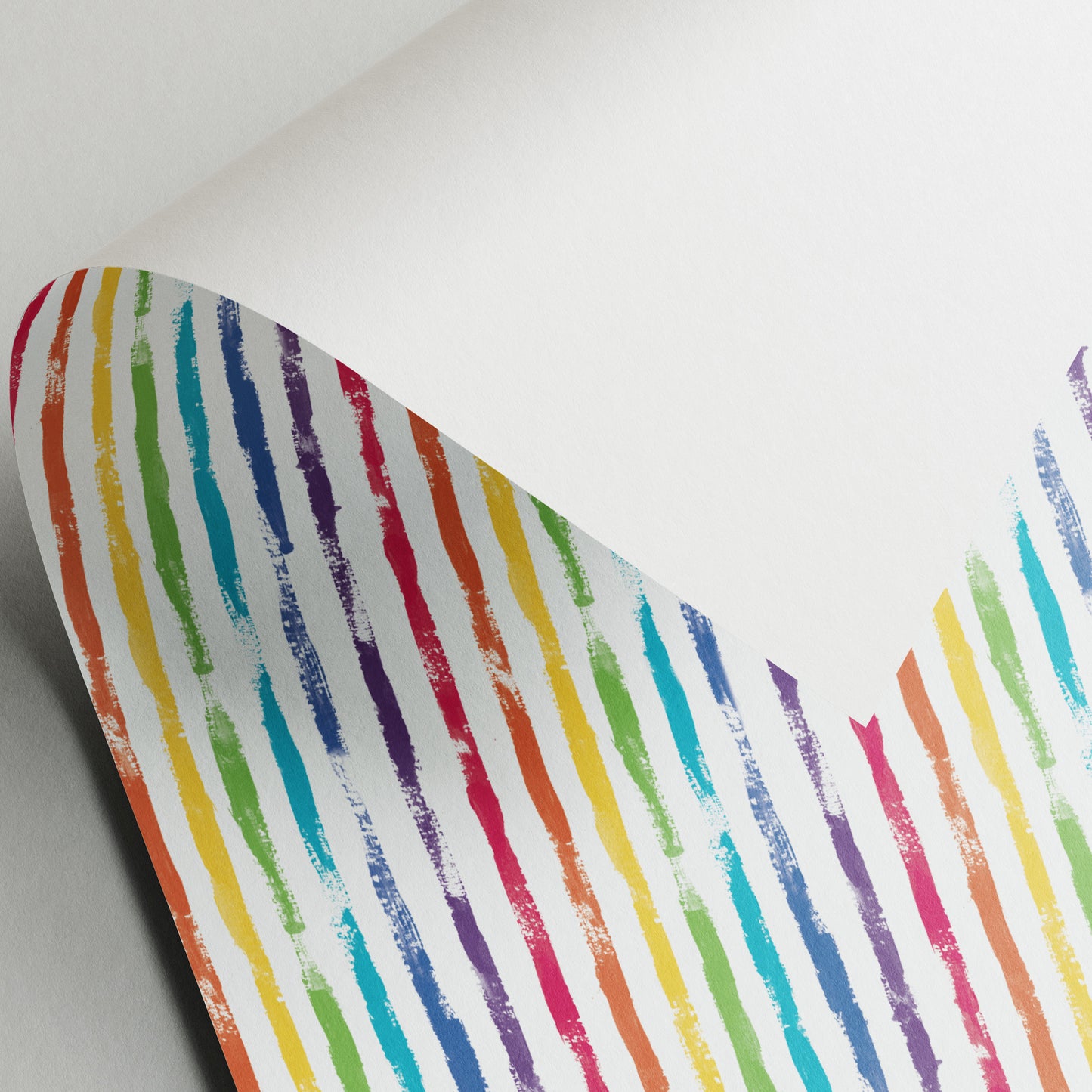 Rainbow Stripe - Gift Wrap - 3 Sheets