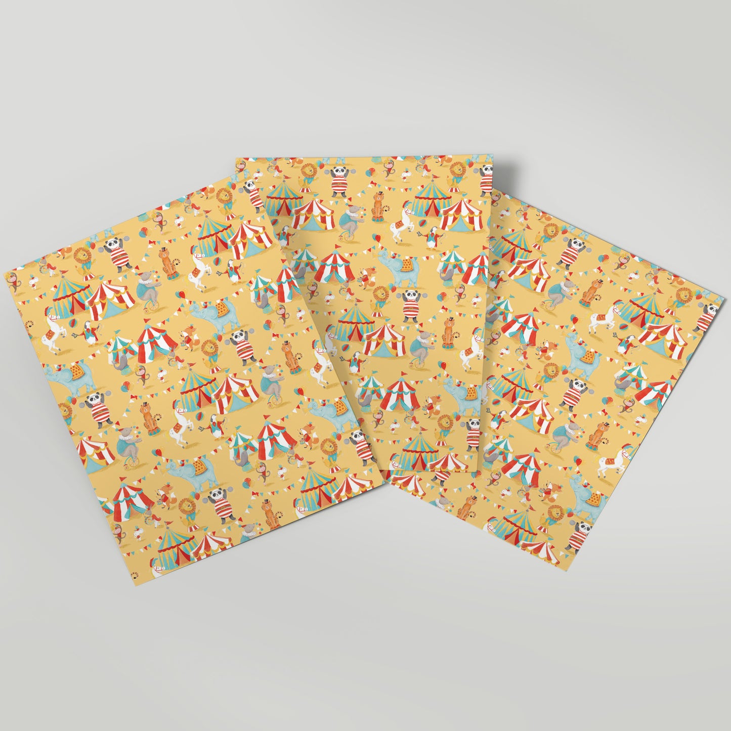 Carnival Circus - Gift Wrap - 3 Sheets