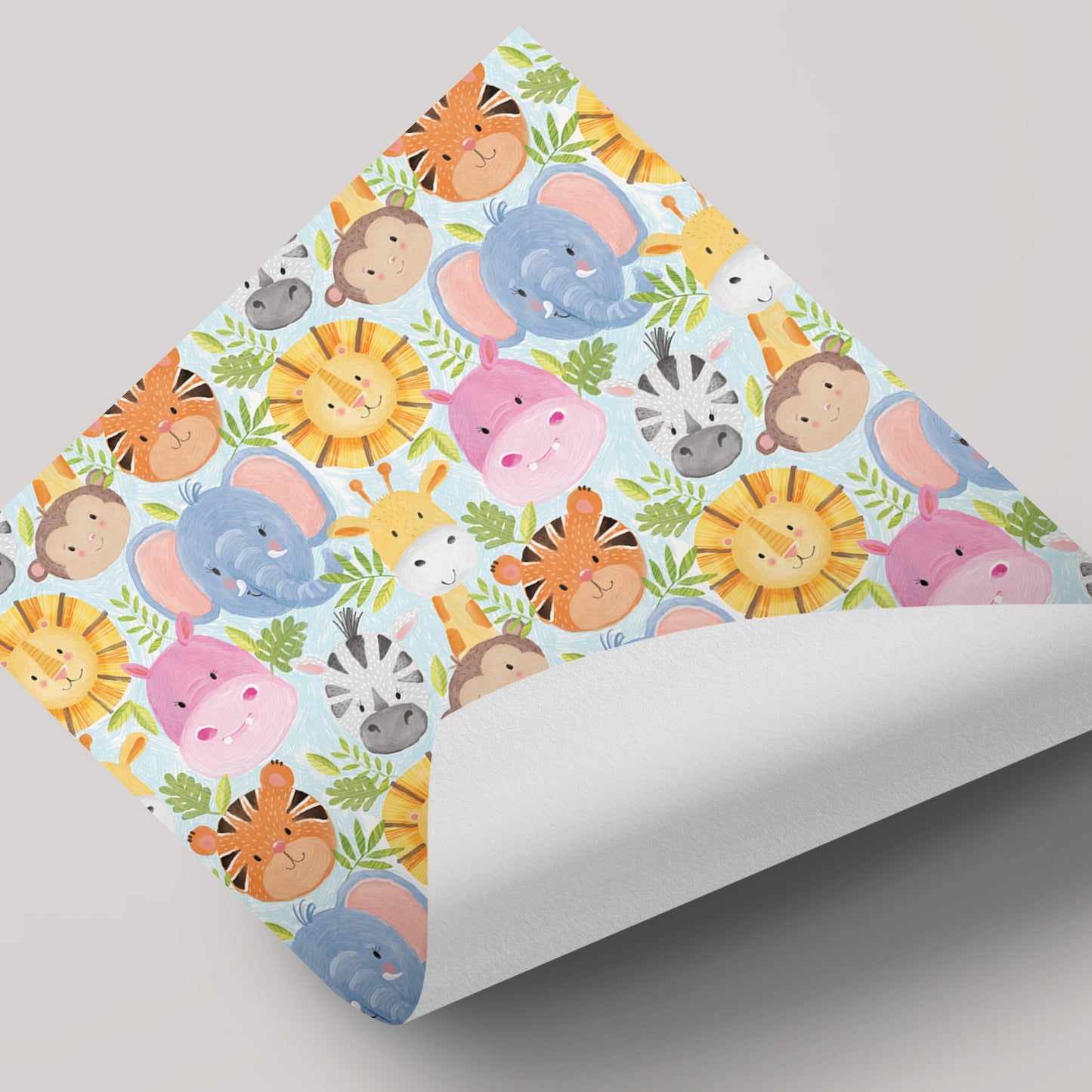 Kids Jungle - Gift Wrap - 3 Sheets