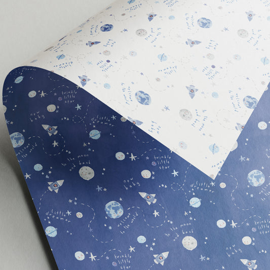 To The Moon - Gift Wrap - 3 Sheets