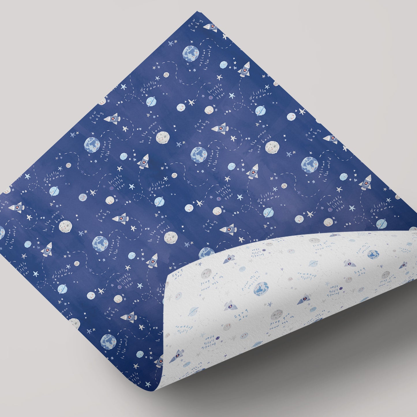 To The Moon - Gift Wrap - 3 Sheets