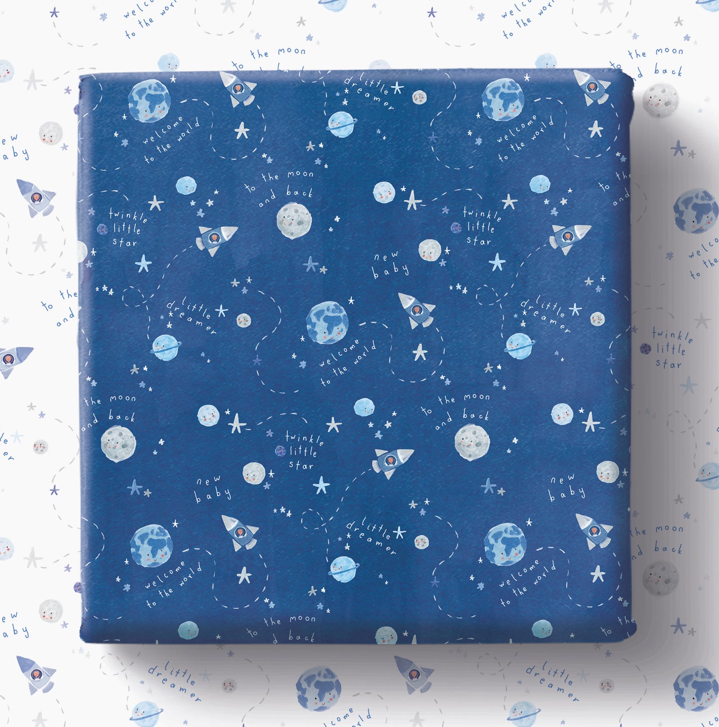 To The Moon - Gift Wrap - 3 Sheets