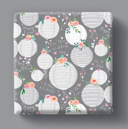 Paper Lanterns - Gift Wrap - 3 Sheets