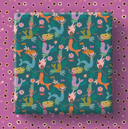 Mermaids - Stop The Clock - Gift Wrap - 3 Sheets