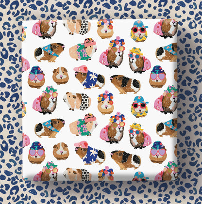 Guinea Pigs - Stop The Clock - Gift Wrap - 3 Sheets