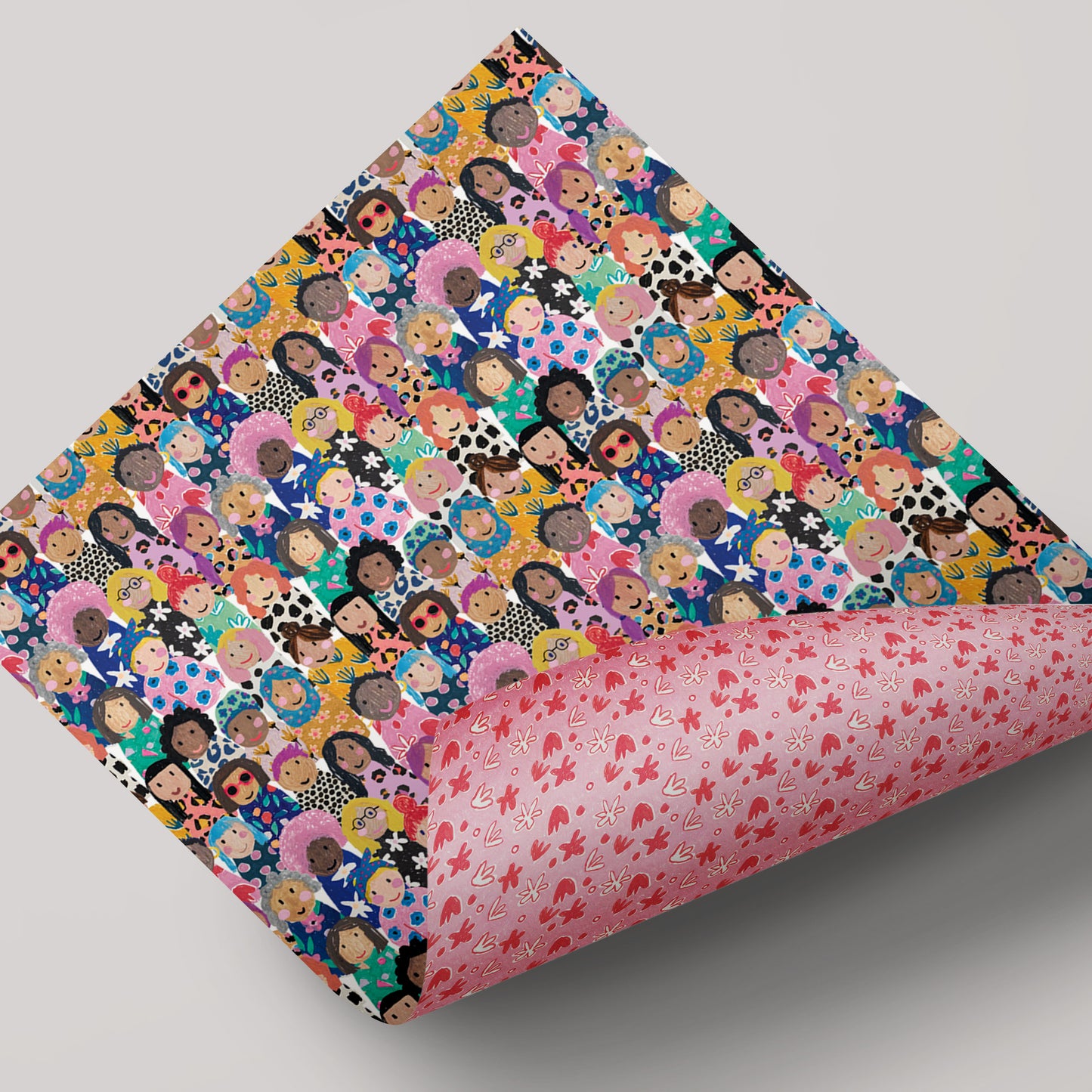 Friendly Faces - Stop The Clock - Gift Wrap - 3 Sheets