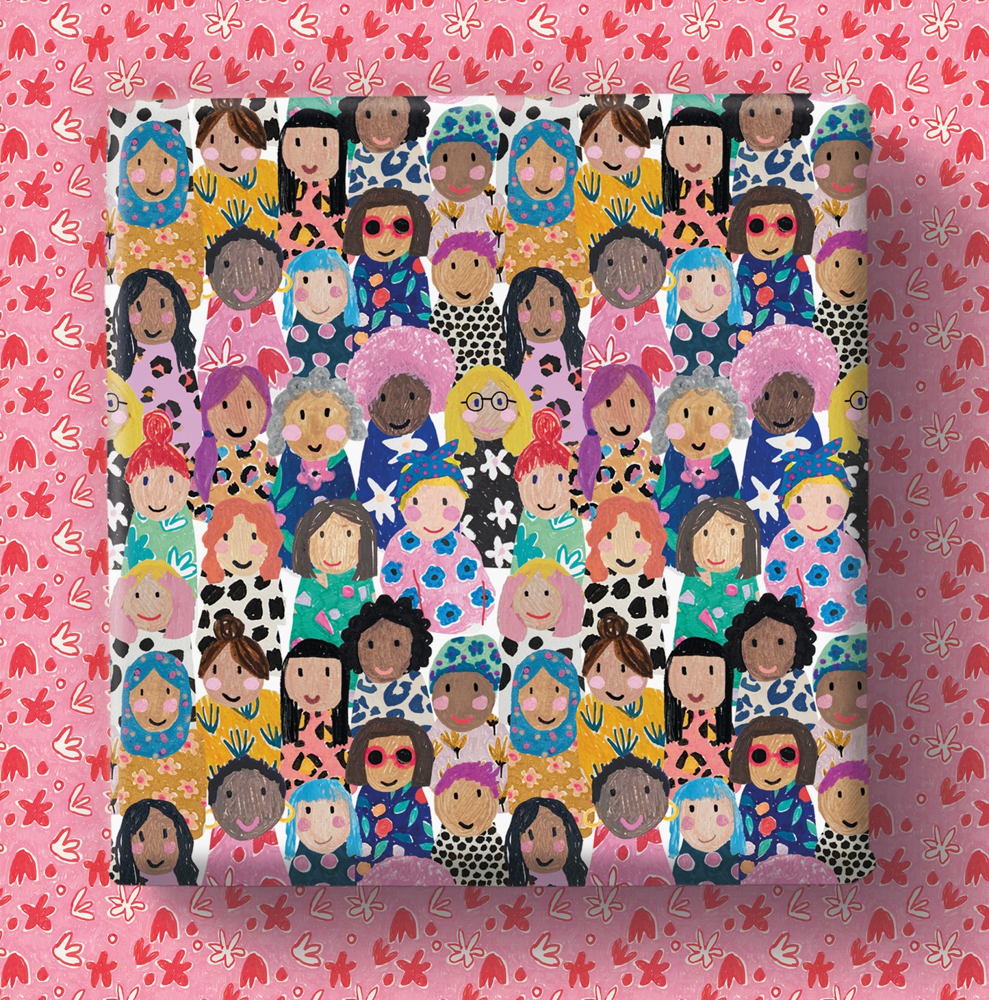 Friendly Faces - Stop The Clock - Gift Wrap - 3 Sheets