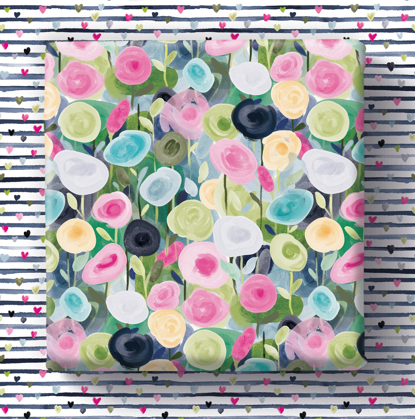 Blooming Blush - Gift Wrap  - 3 Sheets