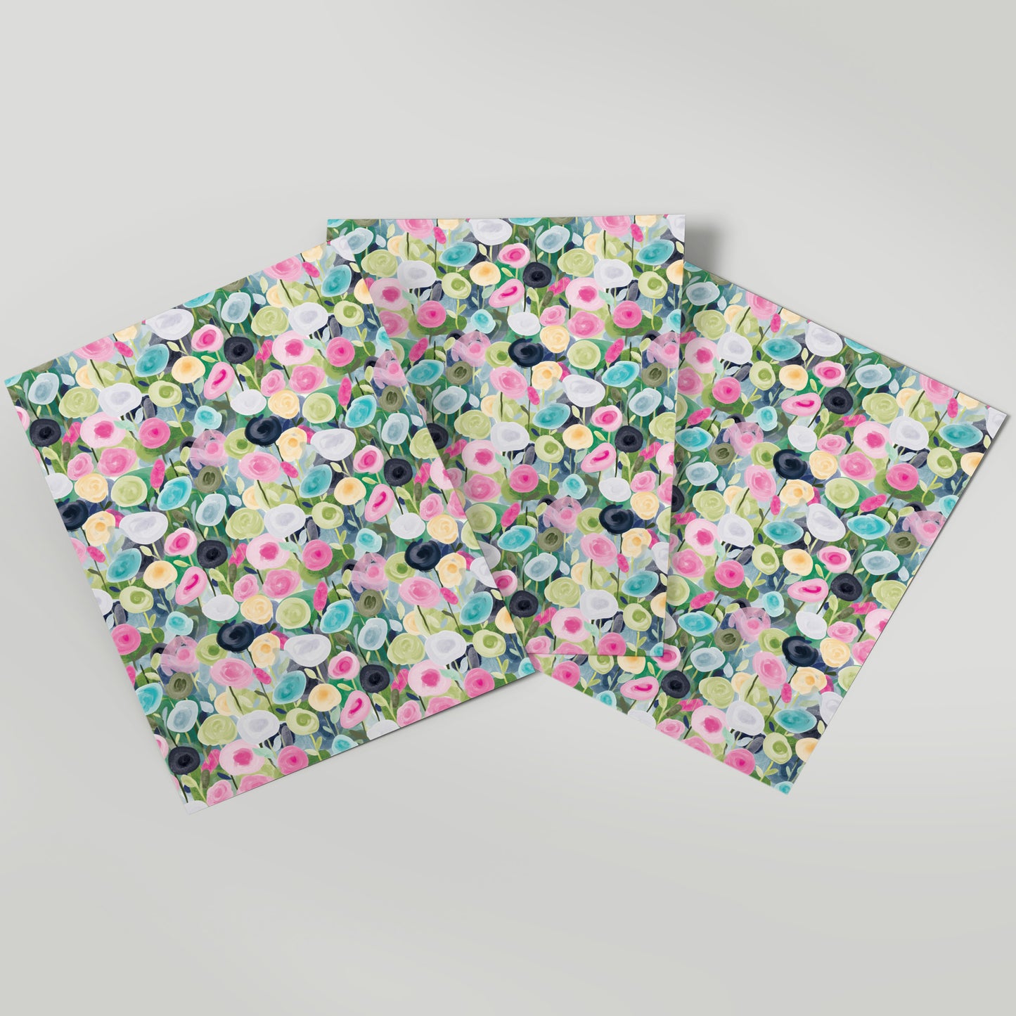 Blooming Blush - Gift Wrap  - 3 Sheets