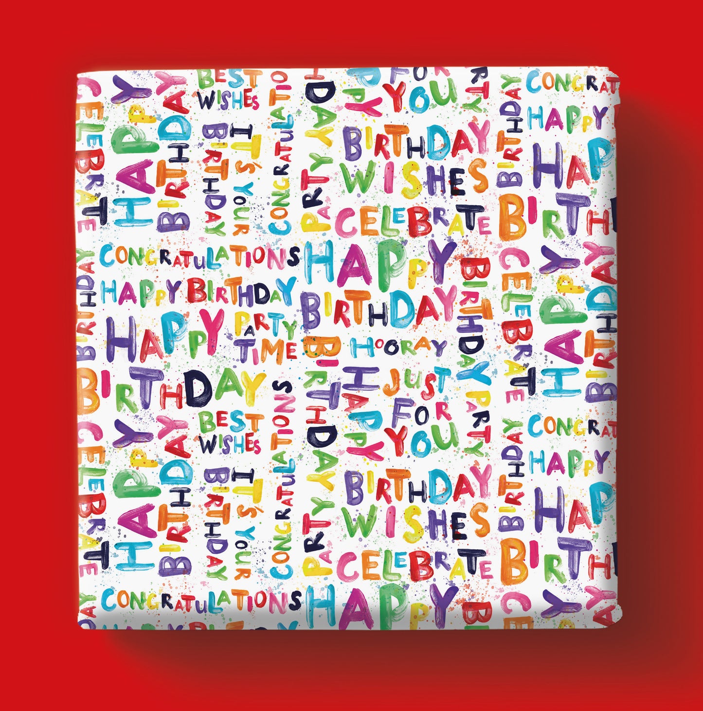 Happy Bright - Gift Wrap - 3 Sheets