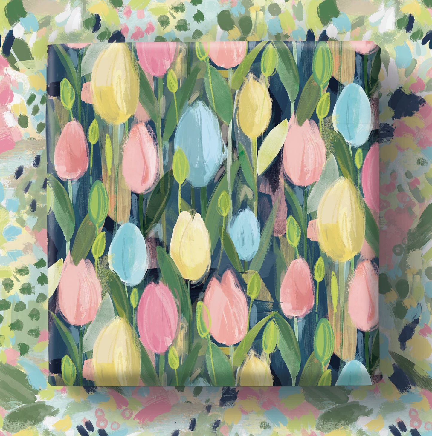 Cheerful Tulips - Gift Wrap - 3 Sheets