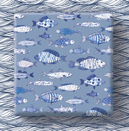 Seabreeze - Gift Wrap - 3 Sheets