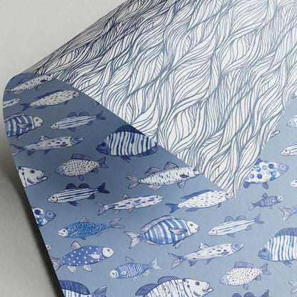 Seabreeze - Gift Wrap - 3 Sheets