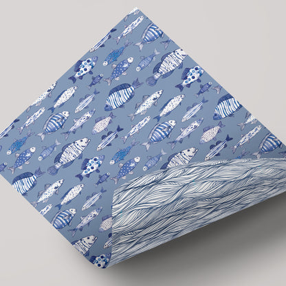 Seabreeze - Gift Wrap - 3 Sheets