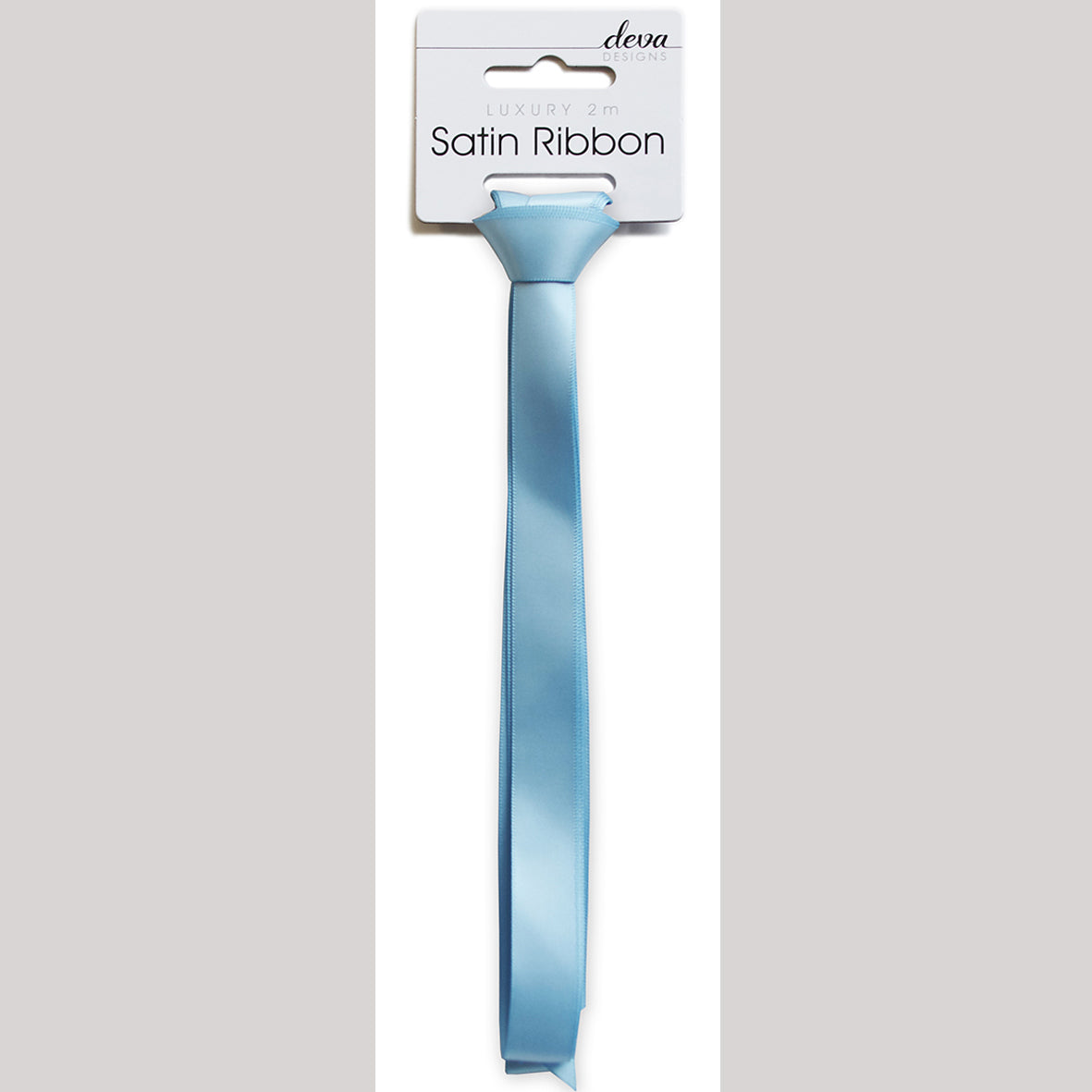 Satin Ribbon 15mm x 2m - Soft Blue