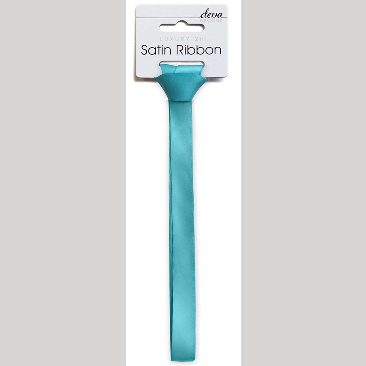 Satin Ribbon 15mm x 2m - Teal