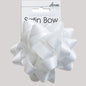 Satin Bow - White