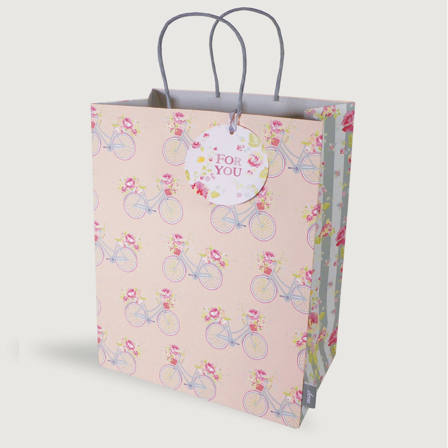 Pink Bikes - Julie Dodsworth - Gift Bag Large