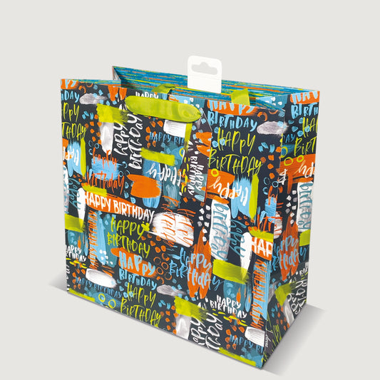 Hip Hop - Birthday Blue - Gift Bag Large